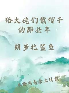 给大佬们戴帽子的那些年