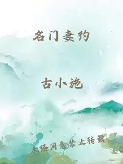 名门妻约